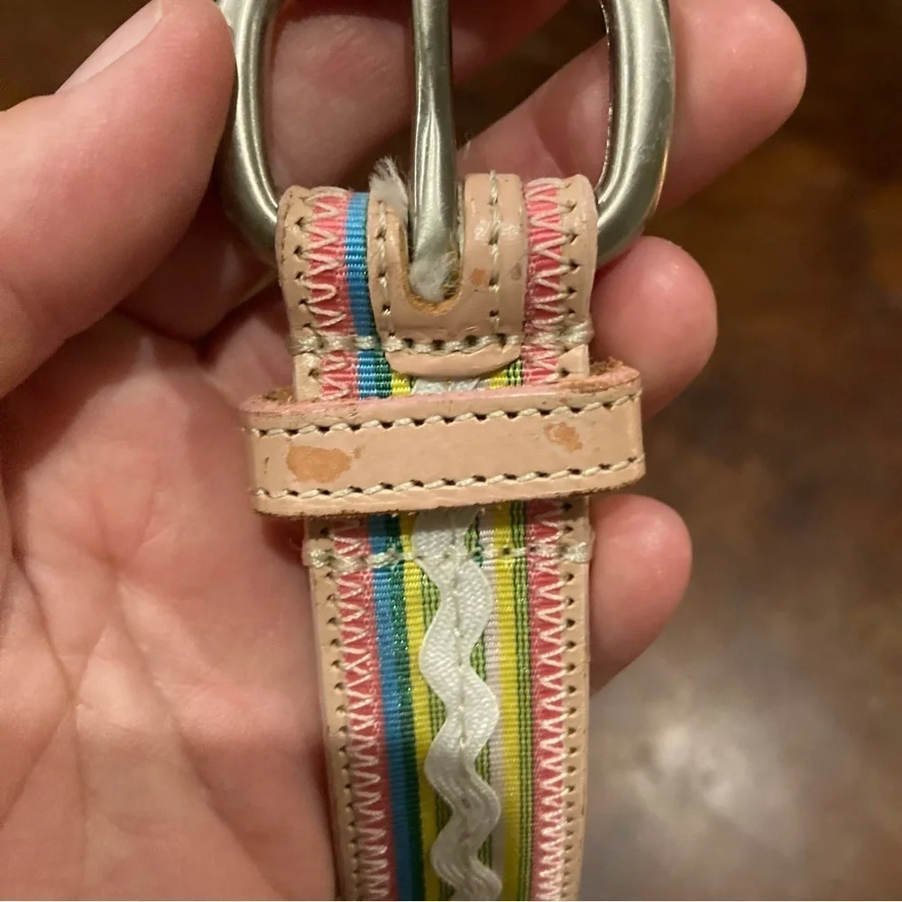 Ladies Vintage Pink 80’s Izod Belt